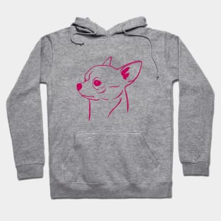 Chihuahua (Pink and Berry) Hoodie